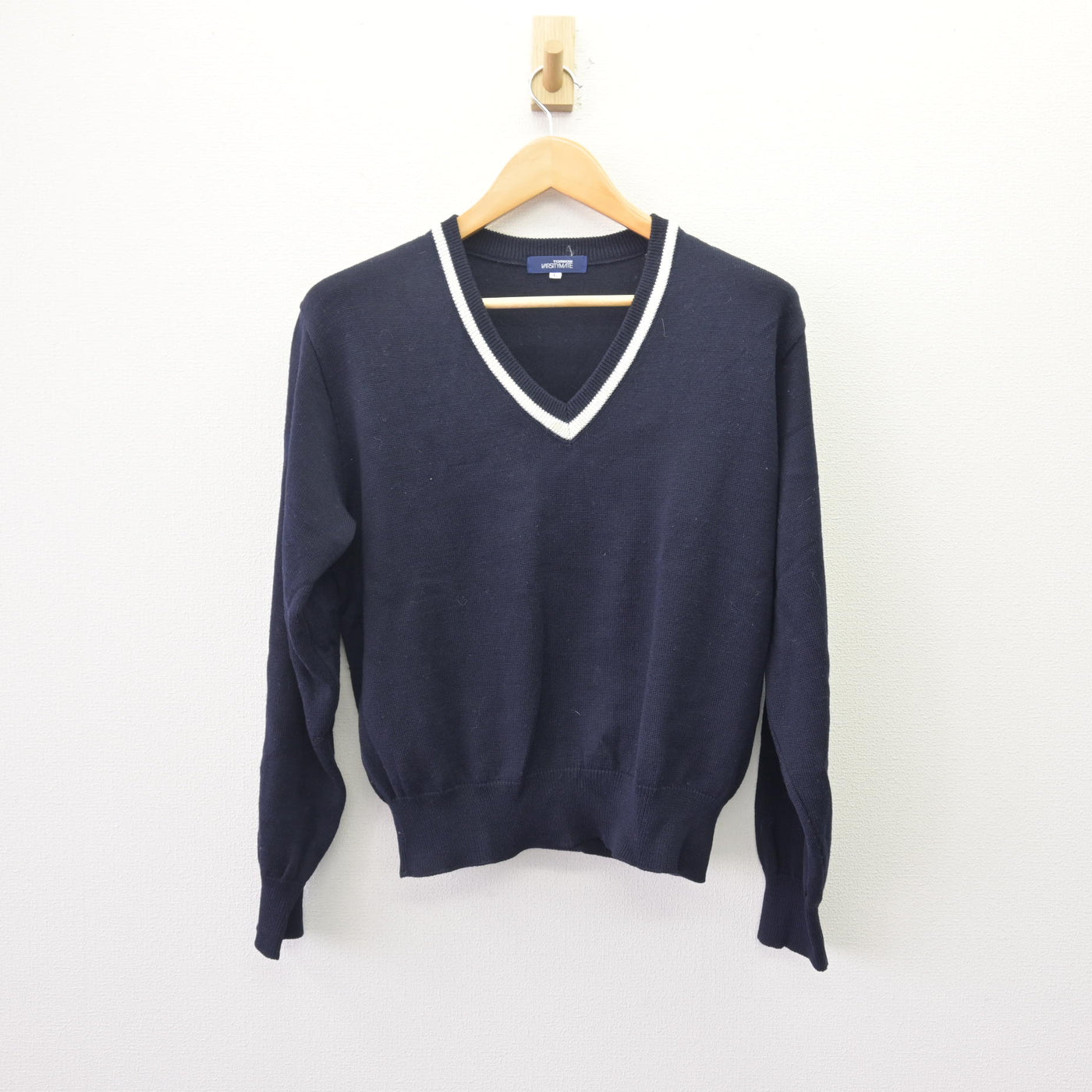 【中古】福井県 福井南高等学校 女子制服 2点 (ニット・シャツ) sf120074