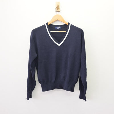 【中古】福井県 福井南高等学校 女子制服 2点 (ニット・シャツ) sf120074