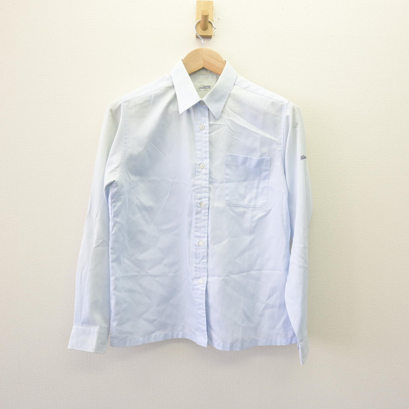 【中古】福井県 福井南高等学校 女子制服 2点 (ニット・シャツ) sf120074
