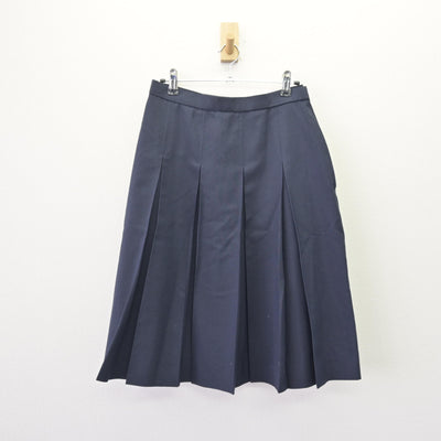 【中古】福井県 福井南高等学校 女子制服 4点 (ニットベスト・シャツ・シャツ・スカート) sf120075