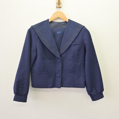 【中古】兵庫県 北摂三田高等学校 女子制服 3点 (セーラー服・ジャンパースカート) sf120078