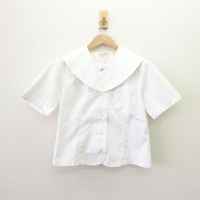 【中古】福島県 いわき市立泉中学校 女子制服 2点 (セーラー服・スカート) sf120081