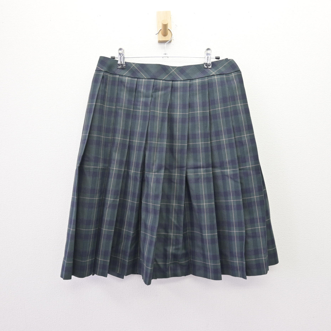 【中古】北海道 厚別南中学校 女子制服 4点 (ブレザー・ニットベスト・スカート) sf120087