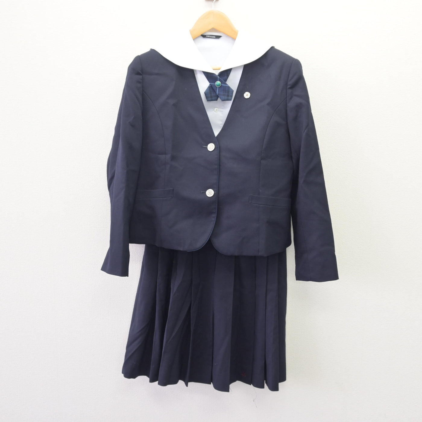 【中古】栃木県 宇都宮文星女子高等学校 女子制服 5点 (ブレザー・ブラウス・スカート) sf120093