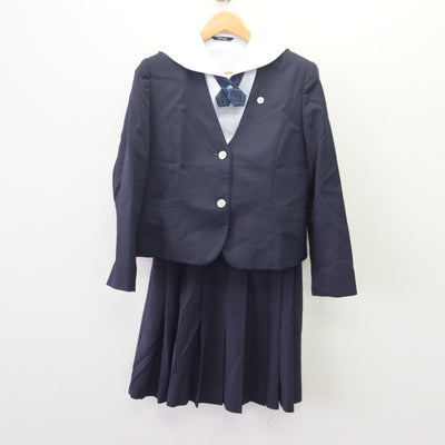 【中古】栃木県 宇都宮文星女子高等学校 女子制服 5点 (ブレザー・ブラウス・スカート) sf120093