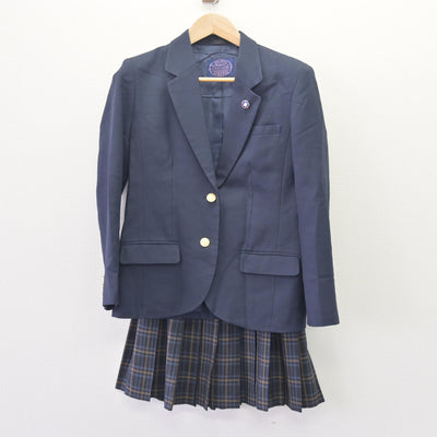 【中古】東京都 昭和女子大学附属昭和高等学校 女子制服 3点 (ブレザー・スカート) sf120102
