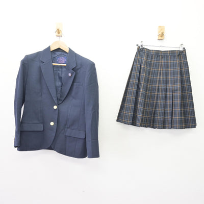 【中古】東京都 昭和女子大学附属昭和高等学校 女子制服 3点 (ブレザー・スカート) sf120102
