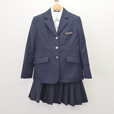【中古】東京都 下北沢成徳高等学校 女子制服 4点 (ブレザー・シャツ・スカート) sf120108
