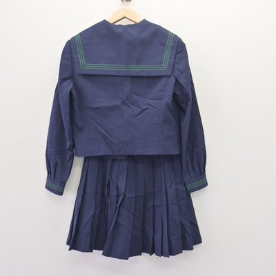 【中古】石川県 金沢大学附属高等学校 女子制服 4点 (セーラー服・スカート) sf120132