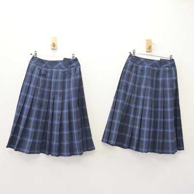 【中古】福岡県 福岡講倫館高等学校 女子制服 4点 (ブレザー・スカート) sf120135
