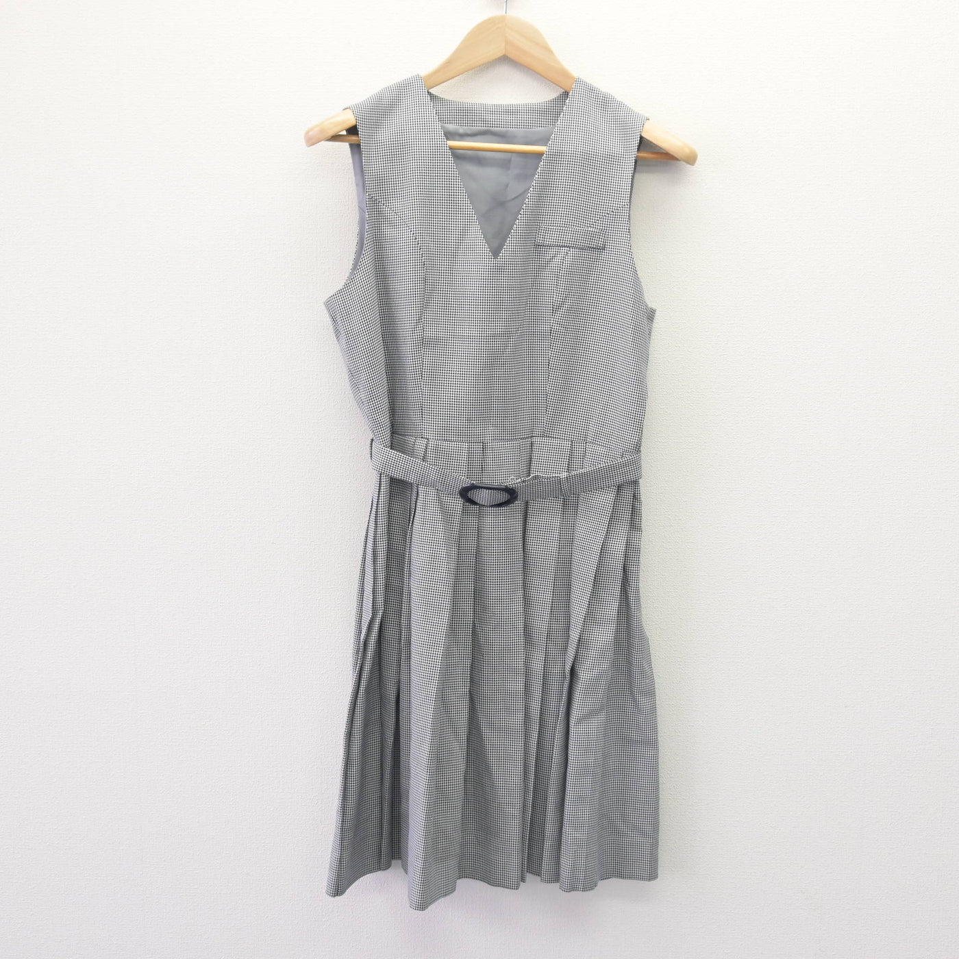【中古】静岡県 藤枝明誠中学校・高等学校 女子制服 4点 (ブレザー・ニット・ジャンパースカート) sf120138