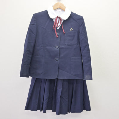 【中古】三重県 創徳中学校/旧制服 女子制服 4点 (ブレザー・シャツ・スカート) sf120153