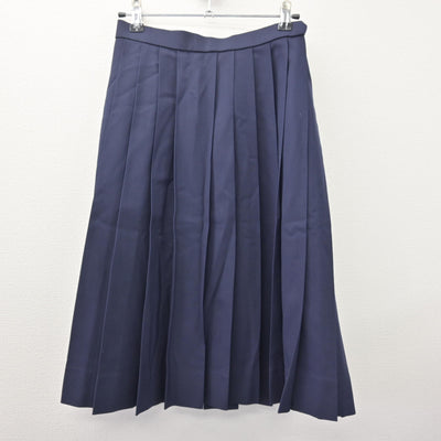【中古】静岡県 大井川中学校 女子制服 3点 (セーラー服・スカート) sf120176
