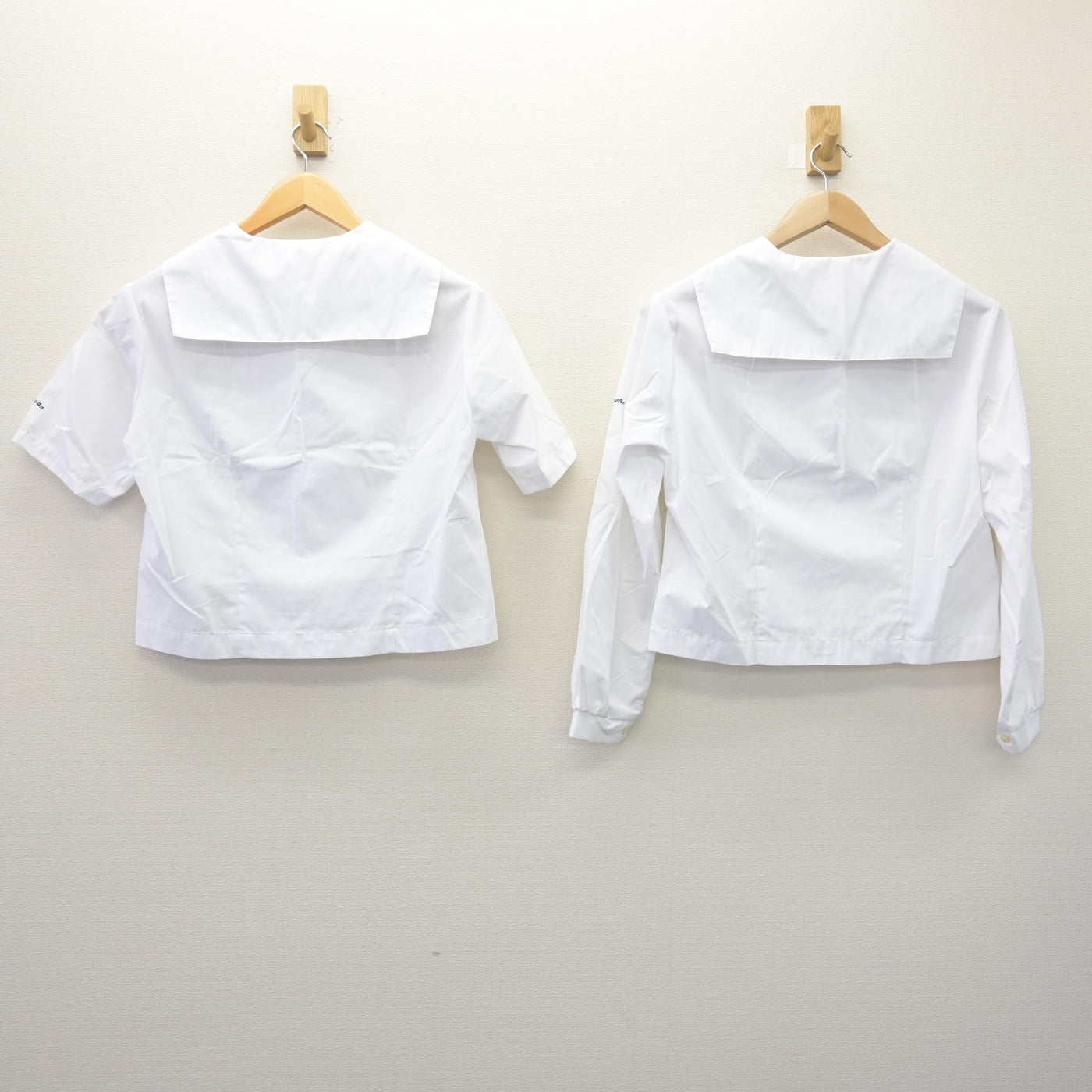 【中古】静岡県 大井川中学校 女子制服 3点 (セーラー服・スカート) sf120177