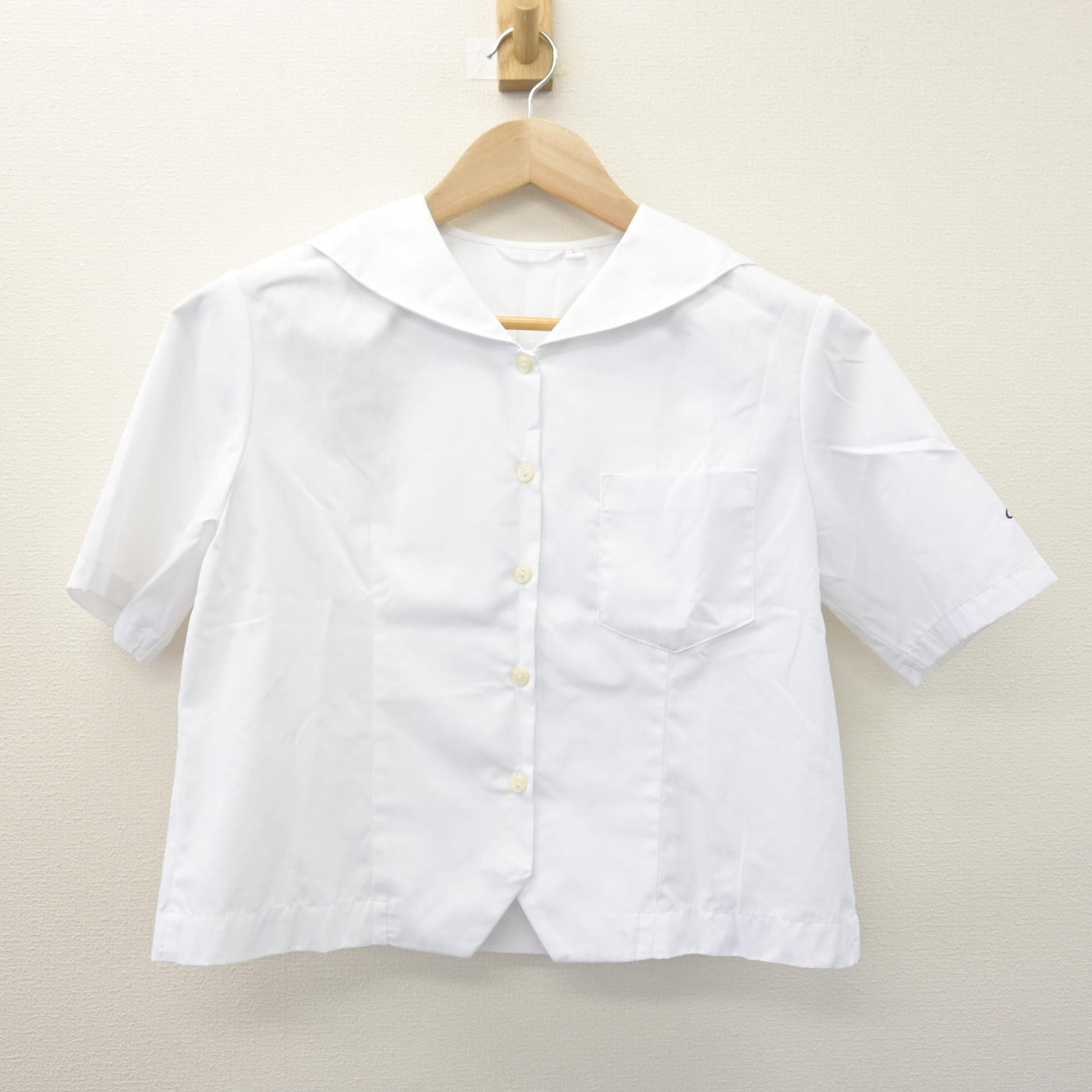 【中古】静岡県 大井川中学校 女子制服 2点 (セーラー服) sf120178