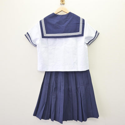【中古】佐賀県 嬉野中学校 女子制服 4点 (セーラー服・スカート) sf120185