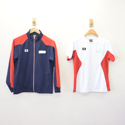 【中古】長崎県 向陽高等学校 女子制服 2点 (ジャージ 上・体操服 上) sf120189