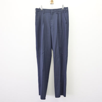 【中古】岡山県 おかやま山陽高等学校 男子制服 4点 (ブレザー・ニット・ズボン) sf120198