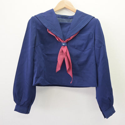 【中古】北海道 北海道滝川西高等学校 女子制服 4点 (ニット・セーラー服・スカート) sf120201