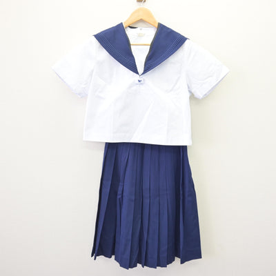 【中古】北海道 北海道滝川西高等学校 女子制服 3点 (セーラー服・スカート) sf120202