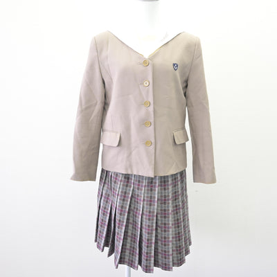【中古】愛知県 名城大学附属高等学校 女子制服 3点 (ブレザー・ブラウス・スカート) sf120206