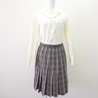 【中古】愛知県 名城大学附属高等学校 女子制服 3点 (ブレザー・ブラウス・スカート) sf120206