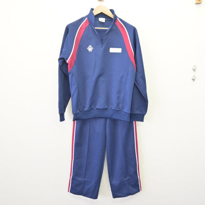 【中古】千葉県 鎌ケ谷市立第四中学校 女子制服 2点 (ジャージ 上・ジャージ 下) sf120208
