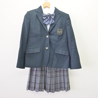 【中古】東京都 関東第一高等学校 女子制服 4点 (ブレザー・シャツ・スカート) sf120213