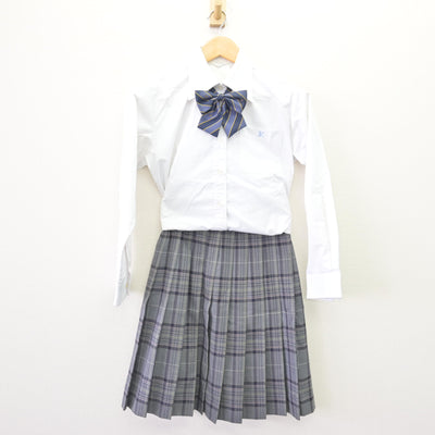 【中古】東京都 関東第一高等学校 女子制服 4点 (ブレザー・シャツ・スカート) sf120213