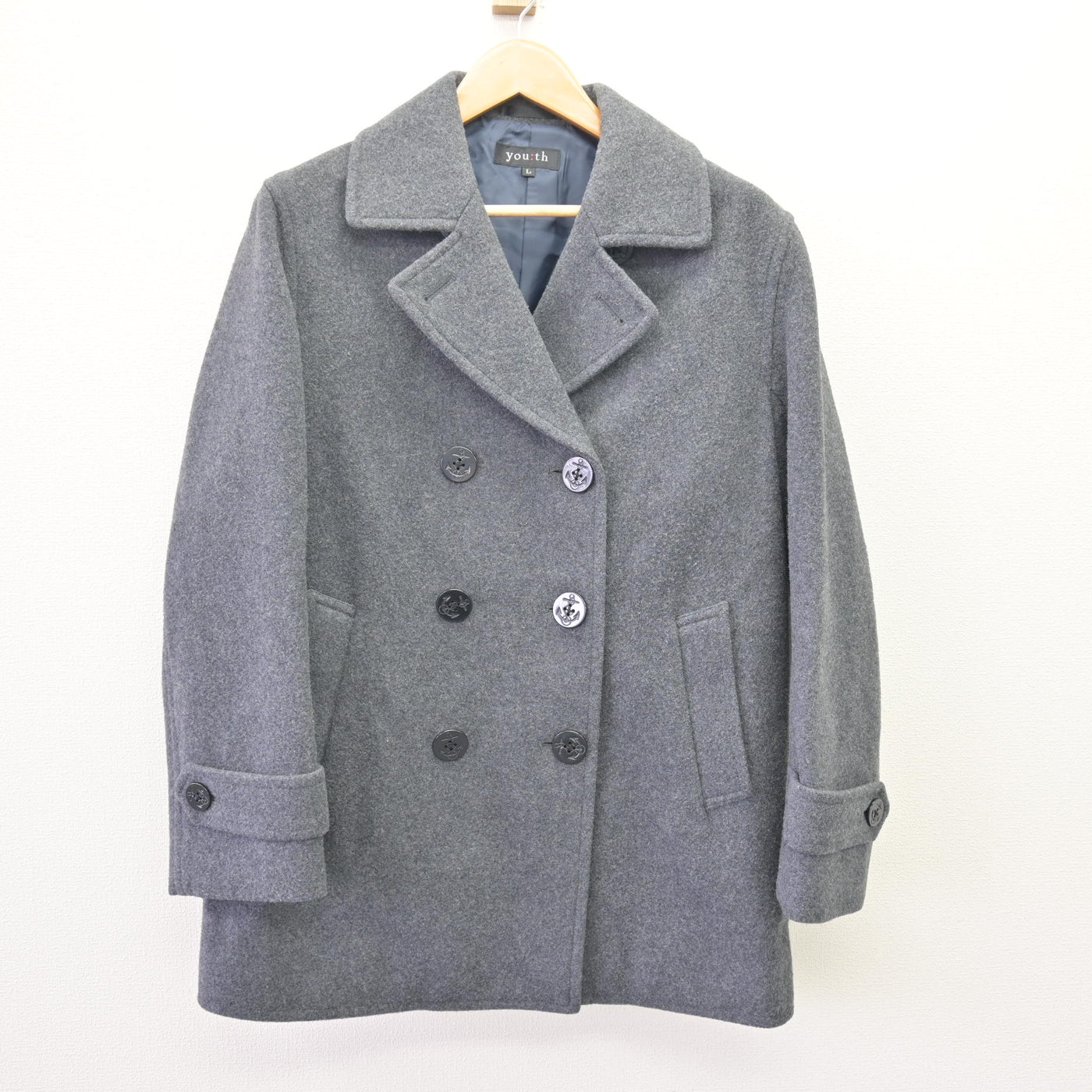 【中古】静岡県 浜松学芸高等学校 女子制服 1点 (コート) sf120217