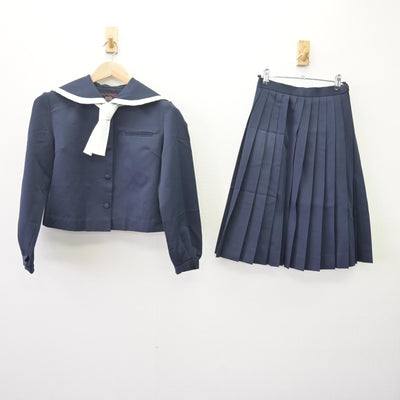 【中古】沖縄県 首里高等学校 女子制服 3点 (セーラー服・スカート) sf120224