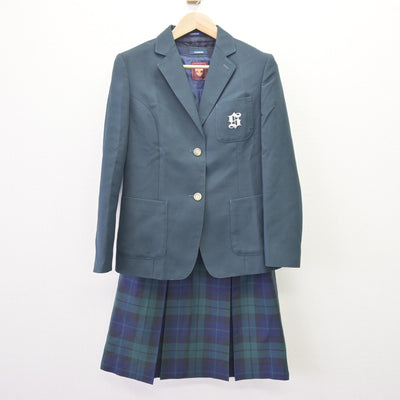 【中古】北海道 潮見が丘中学校 女子制服 3点 (ブレザー・ベスト・スカート) sf120229