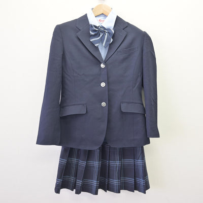 【中古】神奈川県 相原高等学校 女子制服 5点 (ブレザー・シャツ・スカート) sf120254