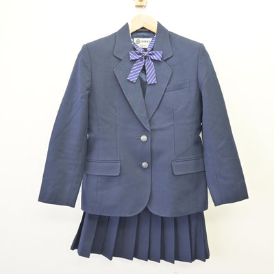 【中古】愛知県 名古屋経済大学市邨高等学校/旧制服 女子制服 5点 (ブレザー・ニット・スカート) sf120260