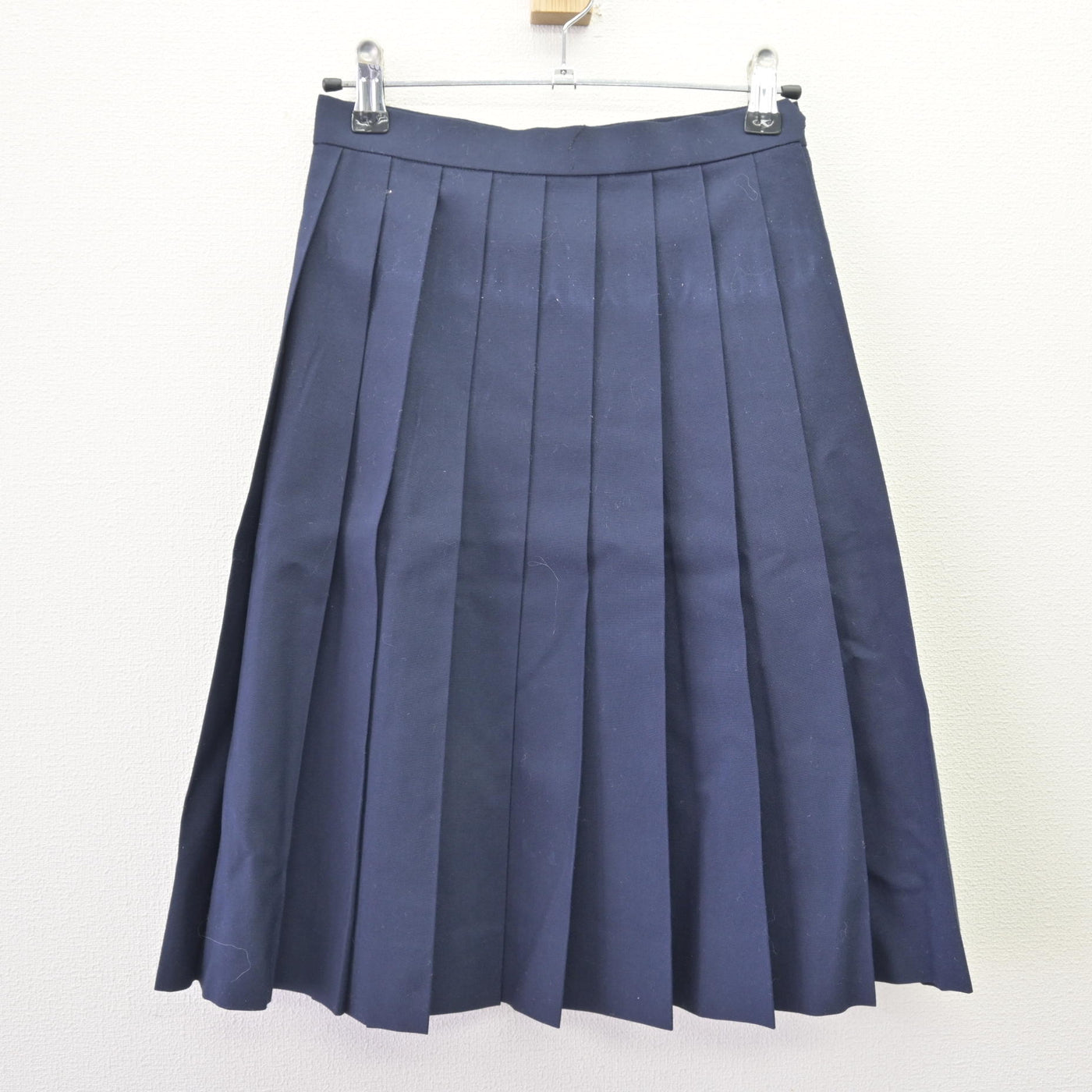 【中古】愛知県 名古屋経済大学市邨高等学校/旧制服 女子制服 3点 (ニットベスト・シャツ・スカート) sf120261