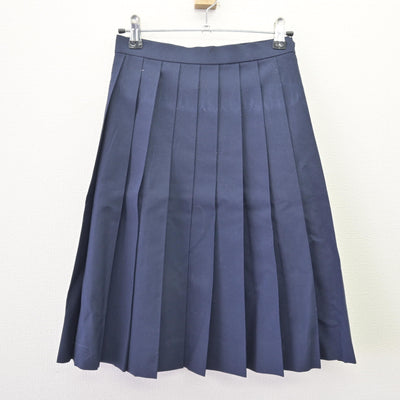 【中古】愛知県 名古屋経済大学市邨高等学校/旧制服 女子制服 3点 (ニットベスト・シャツ・スカート) sf120261
