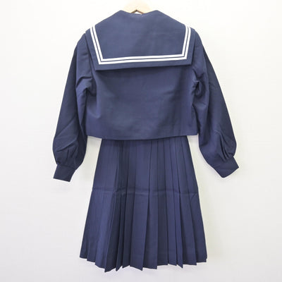 【中古】愛知県 桜花学園高等学校/旧制服 女子制服 4点 (ニット・セーラー服・スカート) sf120263