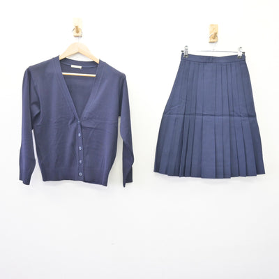 【中古】愛知県 桜花学園高等学校/旧制服 女子制服 2点 (ニット・スカート) sf120264