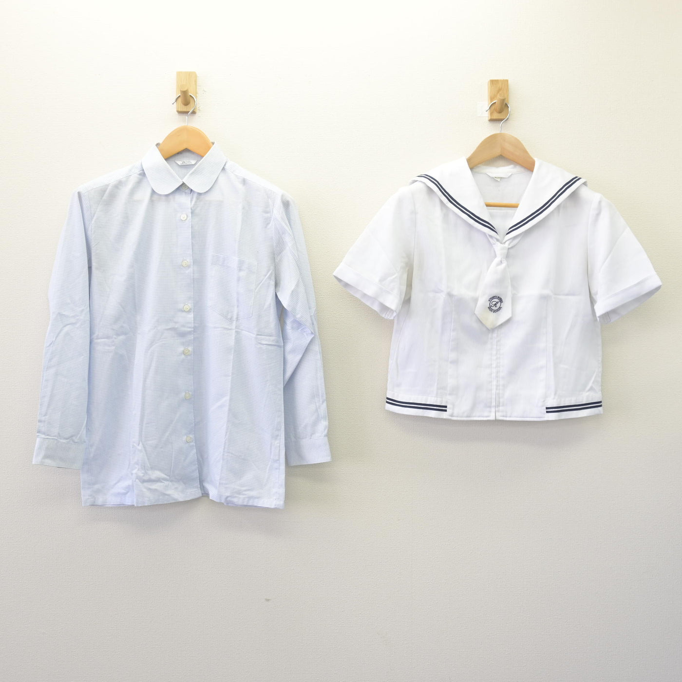 【中古】長崎県 九州文化学園高等学校 女子制服 3点 (シャツ・セーラー服) sf120280