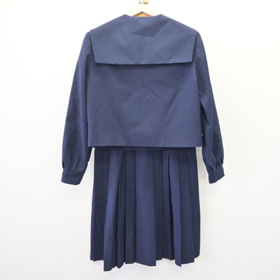 【中古】茨城県 土浦第三中学校 女子制服 3点 (セーラー服・ジャンパースカート) sf120306