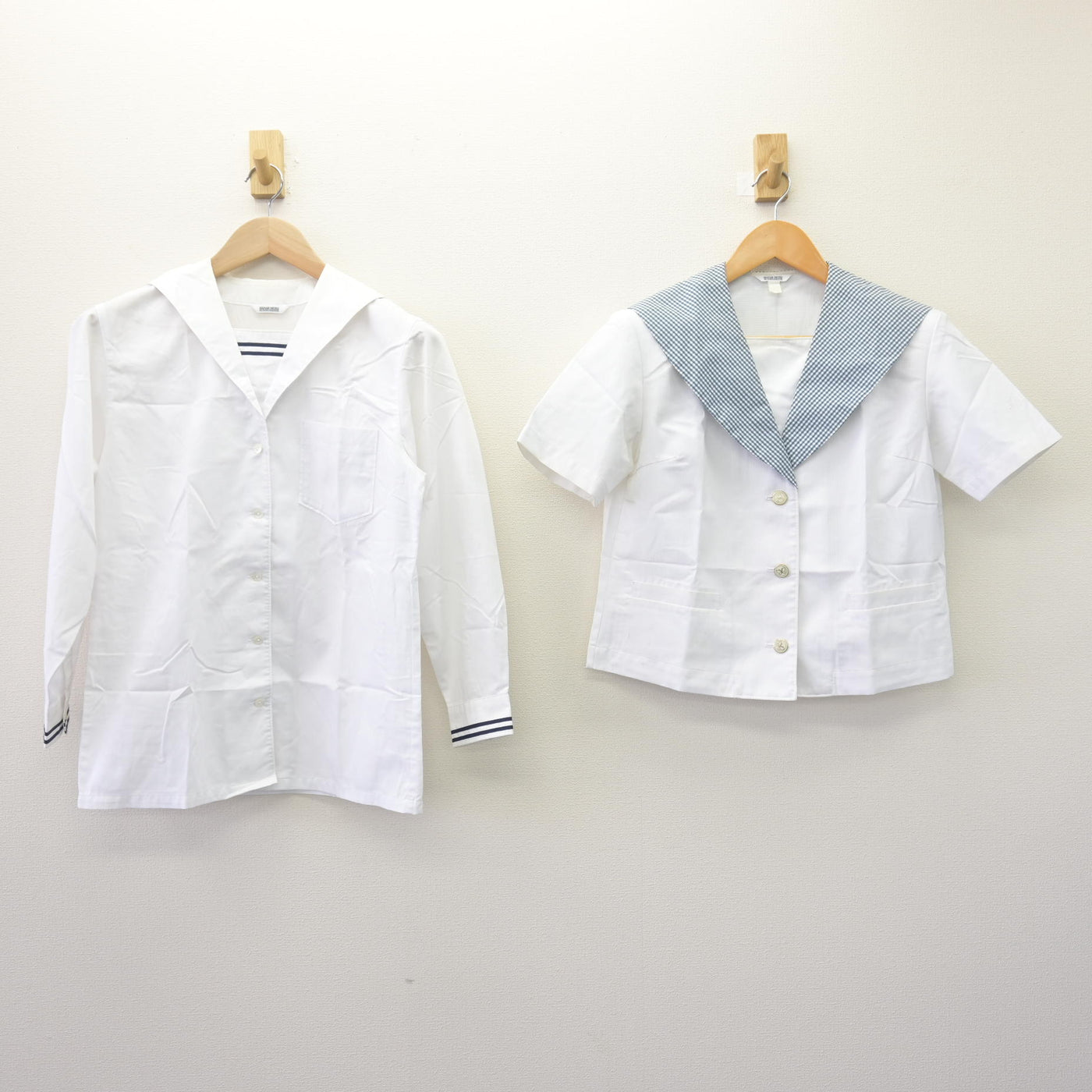 【中古】岡山県 就実高等学校 女子制服 2点 (セーラー服・セーラー服) sf120324