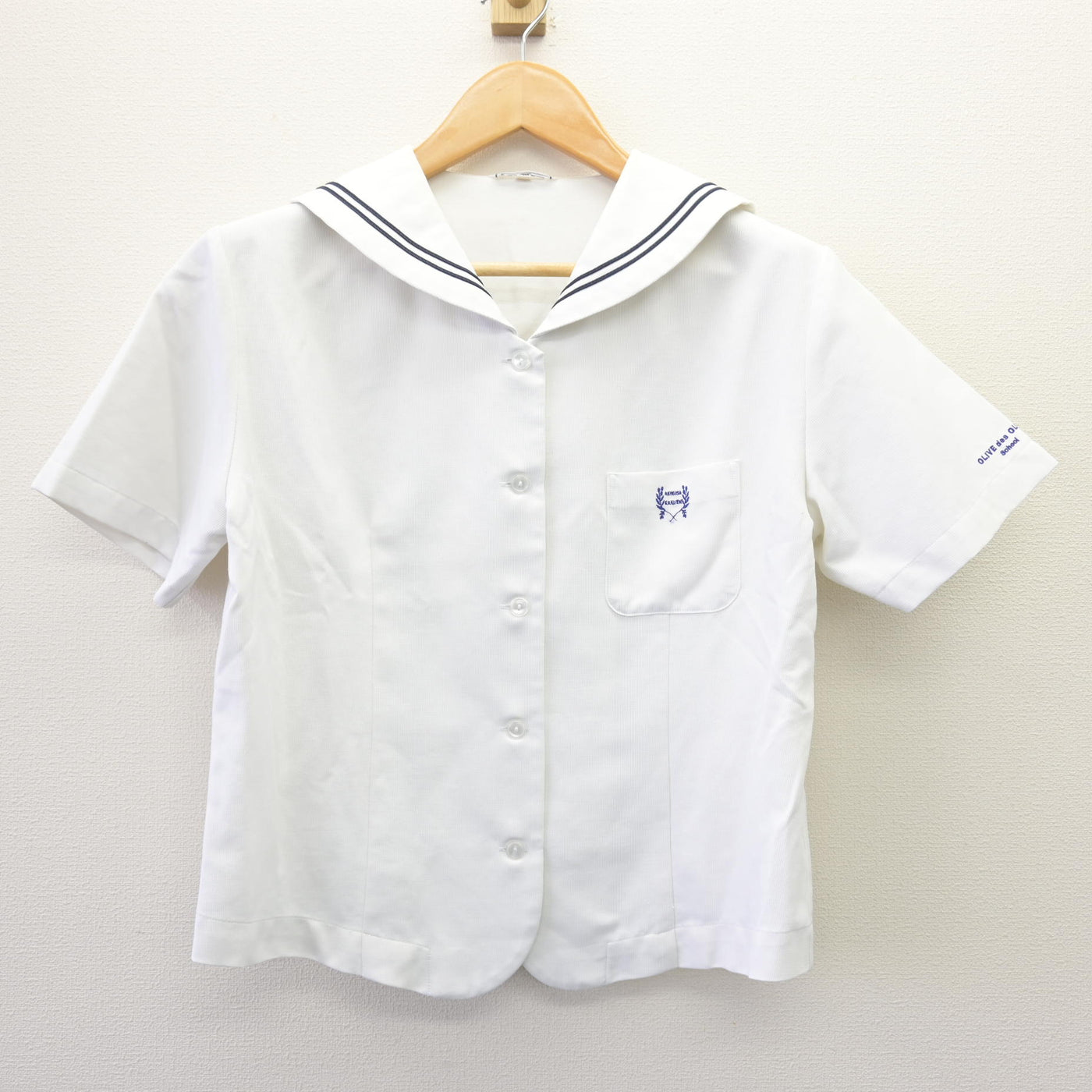 【中古】埼玉県 秋草学園高等学校 女子制服 2点 (ニット・セーラー服) sf120330