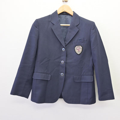 【中古】兵庫県 三木市立別所中学校 女子制服 2点 (ブレザー・スカート) sf120334