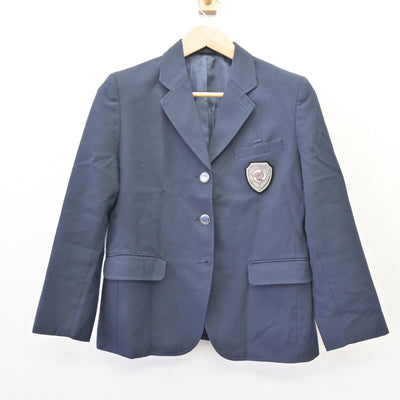 【中古】兵庫県 三木市立別所中学校 女子制服 2点 (ブレザー・スカート) sf120335