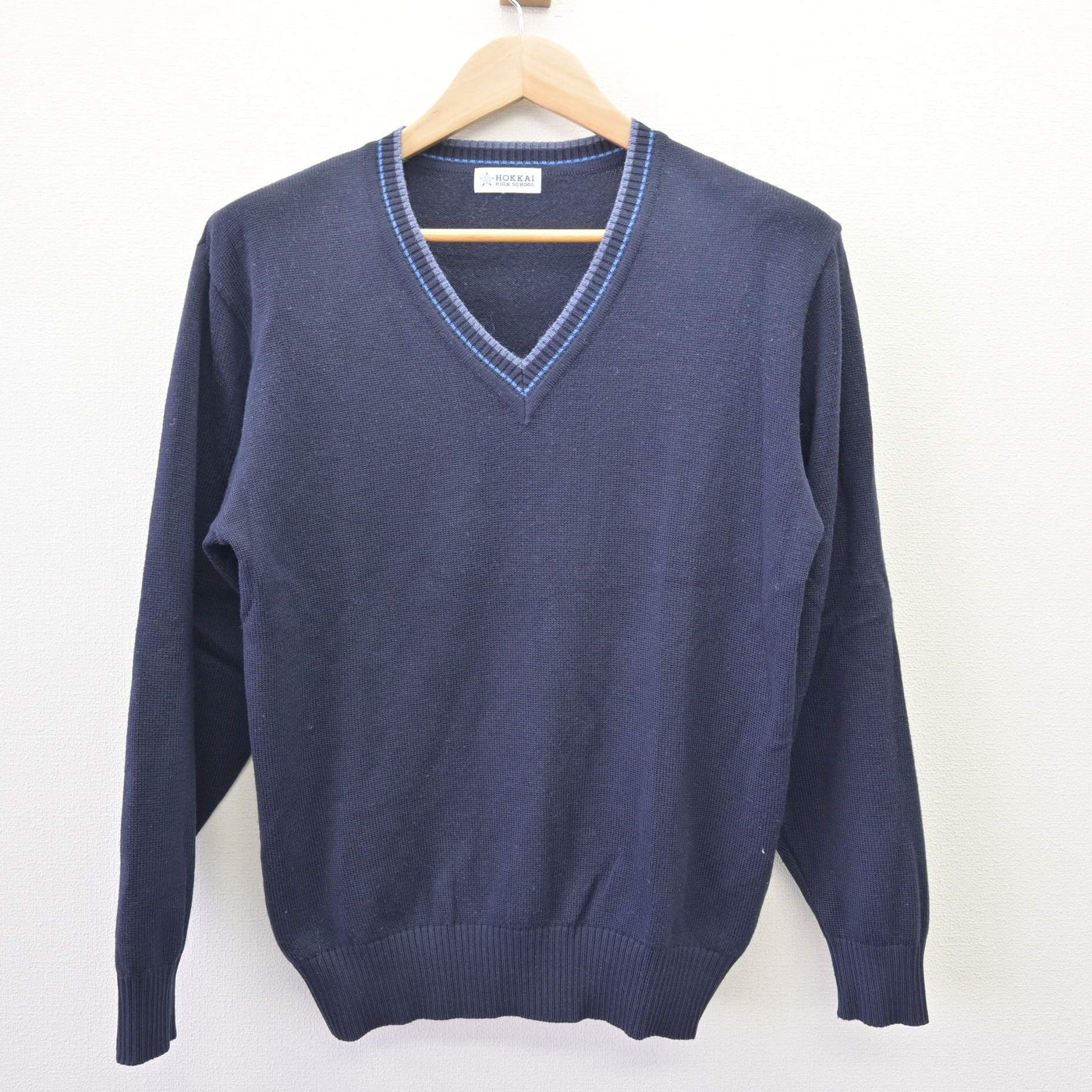 【中古】北海道 北海高等学校 女子制服 2点 (ニット・シャツ) sf120340