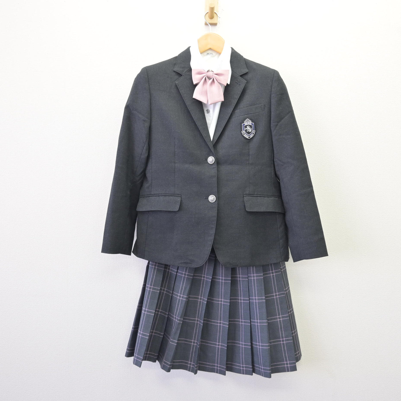 【中古】大阪府 大阪成蹊女子高等学校 女子制服 4点 (ブレザー・シャツ・スカート) sf120349