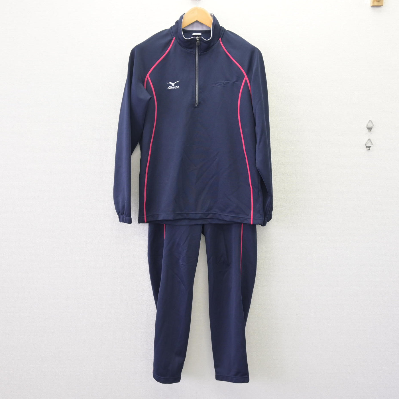 中古】千葉県 木更津東高等学校 女子制服 2点 (ジャージ 上・ジャージ