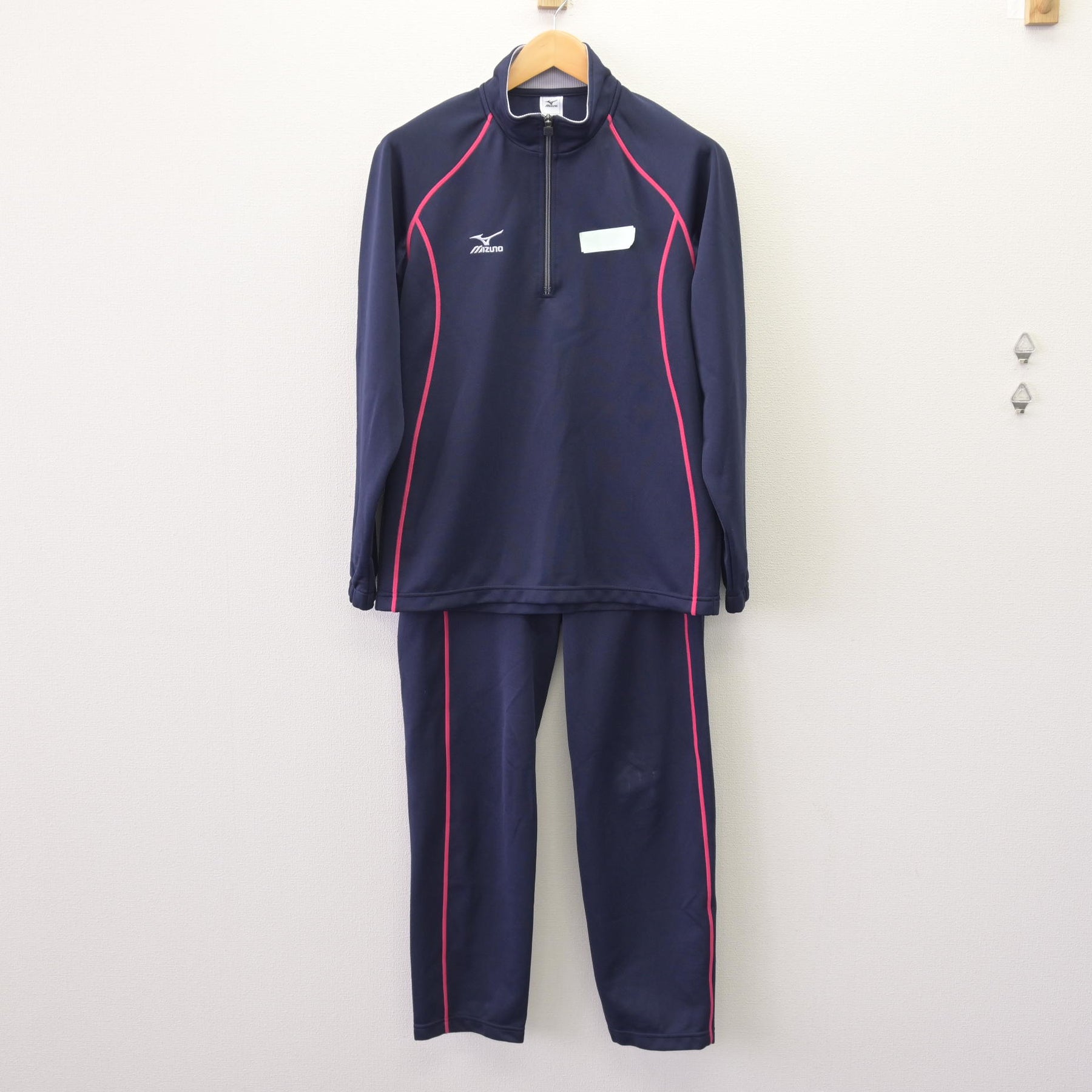 中古】千葉県 木更津東高等学校 女子制服 2点 (ジャージ 上・ジャージ