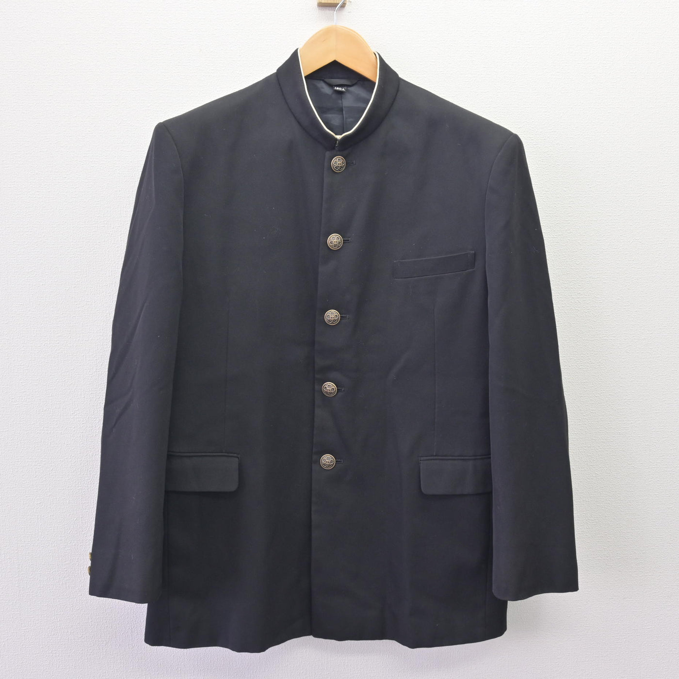 【中古】静岡県 富士根南中学校 男子制服 2点 (学ラン・ズボン) sf120386