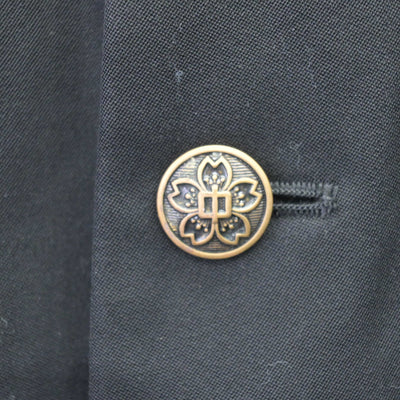 【中古】静岡県 富士根南中学校 男子制服 2点 (学ラン・ズボン) sf120386